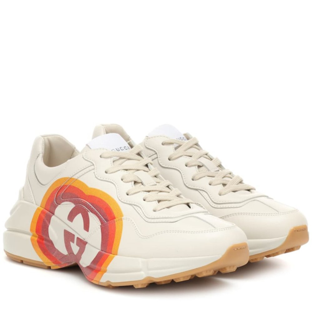 (NIB) Gucci Heart Rhyton sneakers